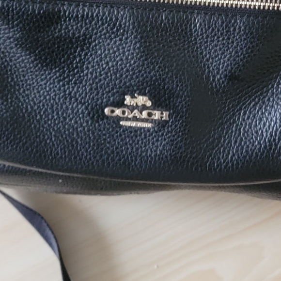 Coach Black Charlie black Leather Medium Backpack.. - Picture 3 of 10